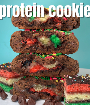 Jammin Fudge Rainbow Protein Cookie