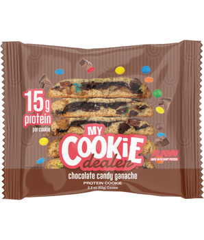 Snack Size Chocolate Candy Ganache Protein Cookie