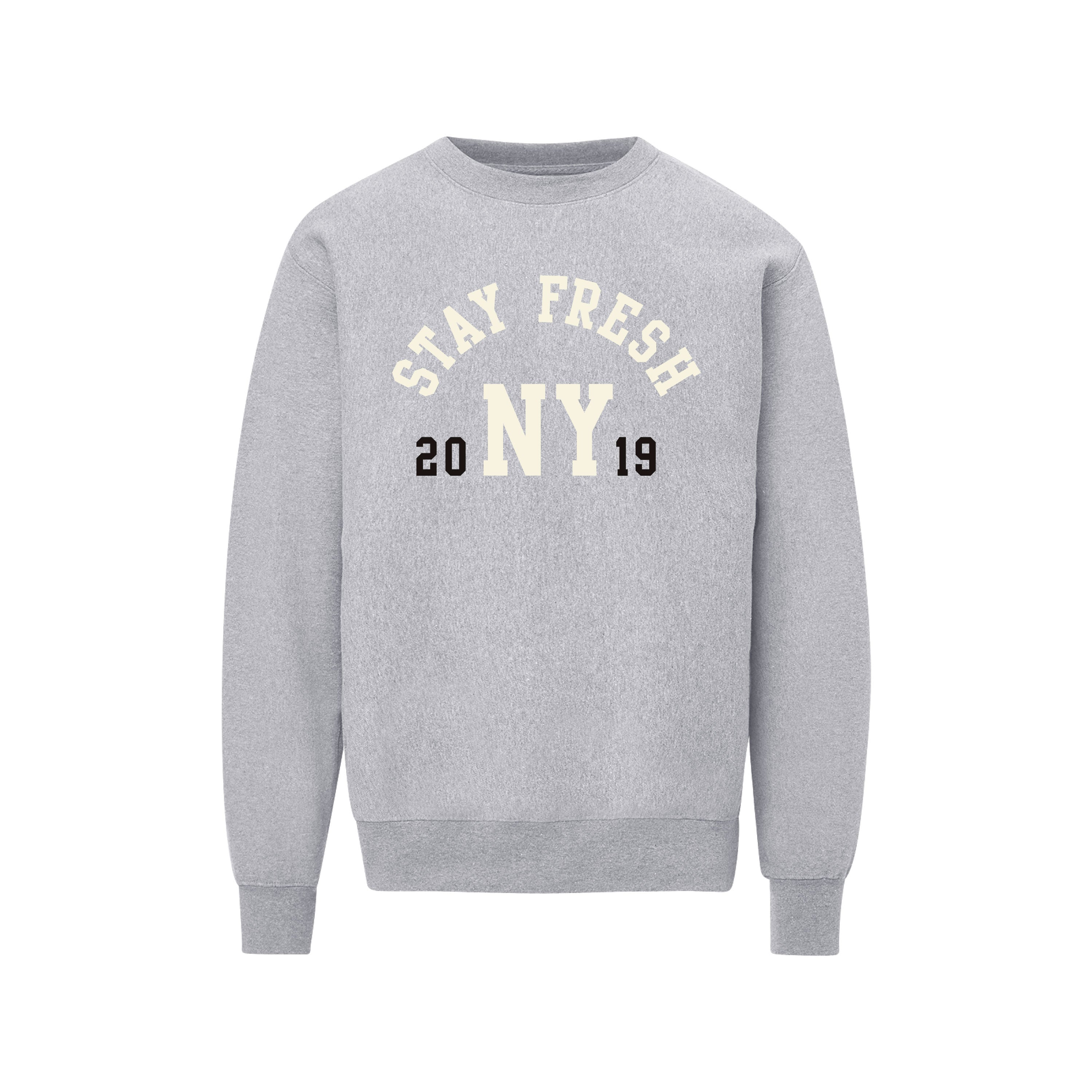 Flocked STAY FRESH NY Crew Neck Sweatshirt – My Cookie Dealer