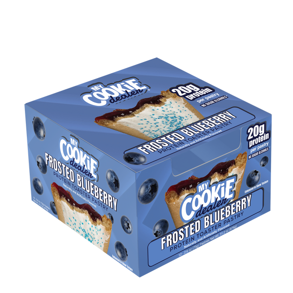12 Pack 20g Frosted Blueberry Protein Pastry – My Cookie Dealer