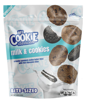 Bite Sized Crunchy Milk & Cookies