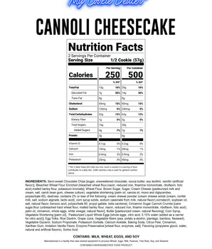 Cannoli Cheesecake Cookie Retail