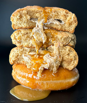 Pumpkin Spice Caramel Donut