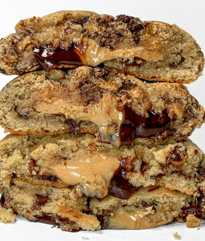 Ridiculous Peanut Butter Brownie Cookie