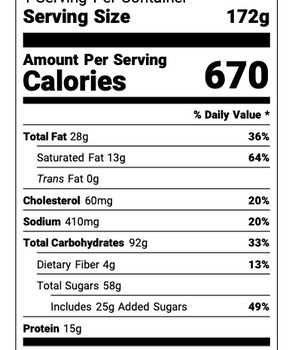 Chocolate Chip Toaster Pastry Protein