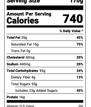 Double Stuffed Oh-O Protein