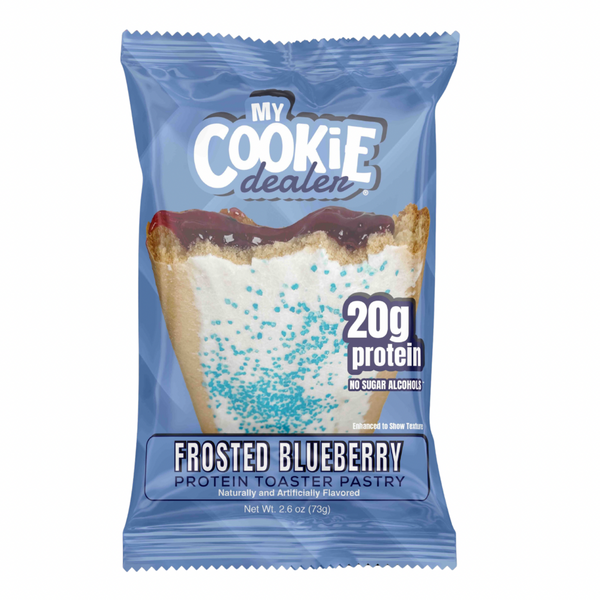 GFチキン10*1◯● Blue moon1ページ●◯ 20g Frosted Blueberry Protein Pastry – My Cookie Dealer