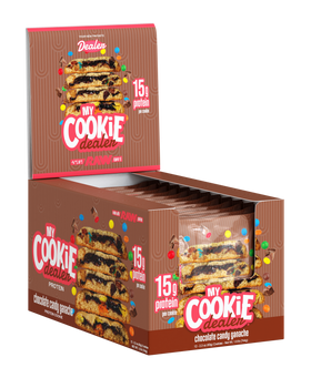 12 pack Snack Size Chocolate Candy Ganache Protein Cookie